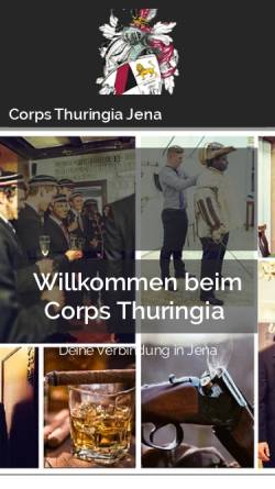 Vorschau der mobilen Webseite www.thuringia-jena.de, Thuringia Jena