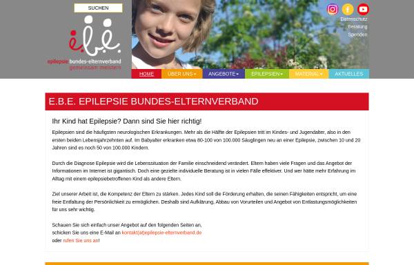Vorschau von www.epilepsie-elternverband.de, Epilepsie Bundes-Elternverband