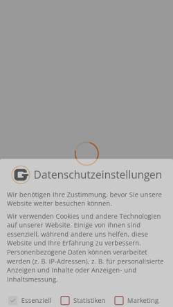 Vorschau der mobilen Webseite www.guenther-tore.at, Metallwerk GmbH
