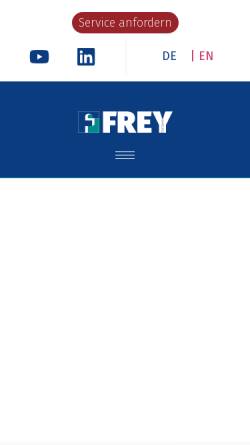 Vorschau der mobilen Webseite www.frey-lenggries.de, FREY GmbH