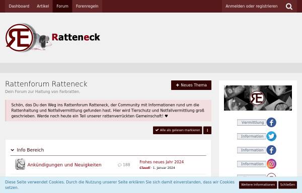 Vorschau von www.ratteneck.eu, Ratteneck