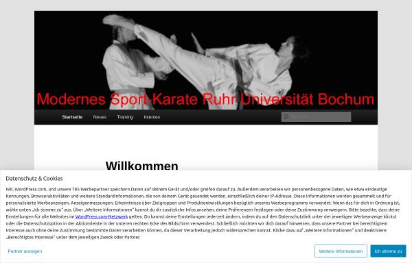 Vorschau von mskbochum.wordpress.com, Modernes Sportkarate in Bochum