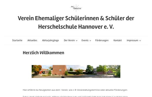 Vorschau von www.ehemalige-herschelschule.de, Hannover - Verein Ehemaliger Schülerinnen und Schüler der Herschelschule Hannover e.V.