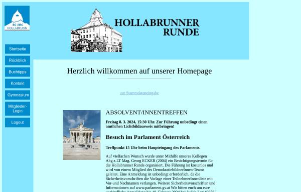 Hollabrunn/Österreich - Bundesgymnasium und Bundesrealgymnasium - Hollabrunner Runde