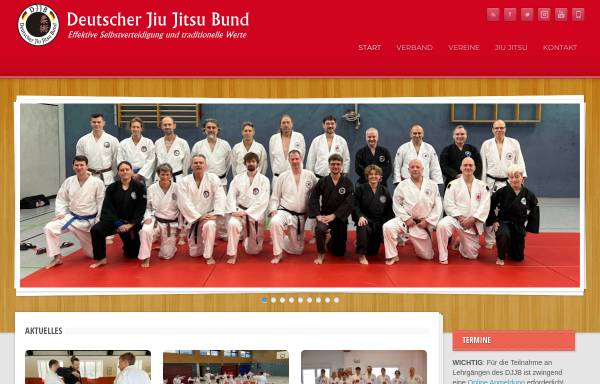 Vorschau von www.djjb.de, Deutscher Jiu-Jitsu Bund