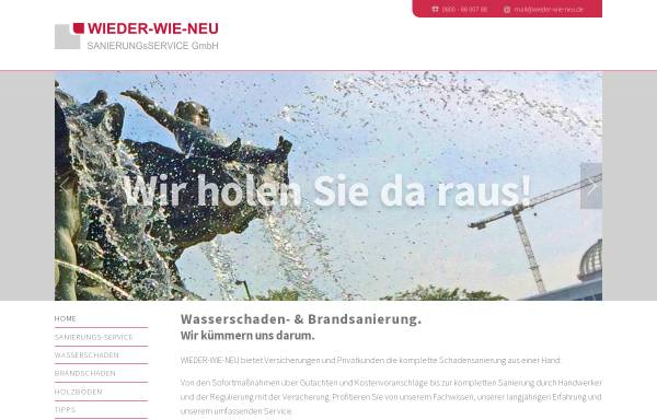 Vorschau von www.wieder-wie-neu.de, Wieder Wie Neu GmbH