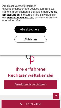 Vorschau der mobilen Webseite ra-bauer-partner.de, Bauer & Partner