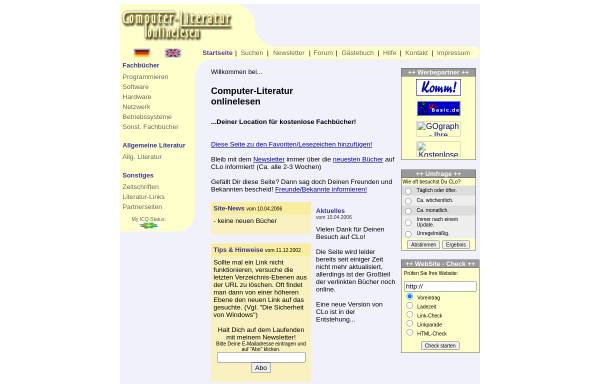 Vorschau von www.computer-literatur.de, Computer-Literatur