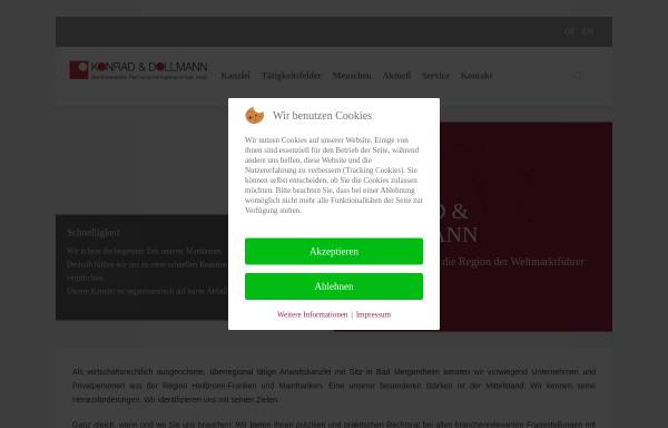 Vorschau von www.konrad-rechtsanwaelte.de, Konrad Rechtsanwälte