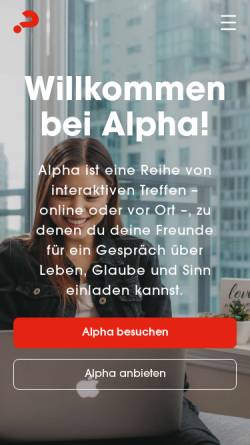 Vorschau der mobilen Webseite alphakurs.at, Alphakurs Österreich