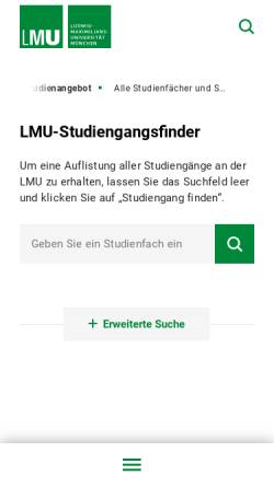 Vorschau der mobilen Webseite www.uni-muenchen.de, Judaistik an der Ludwig-Maximilians-Universität München