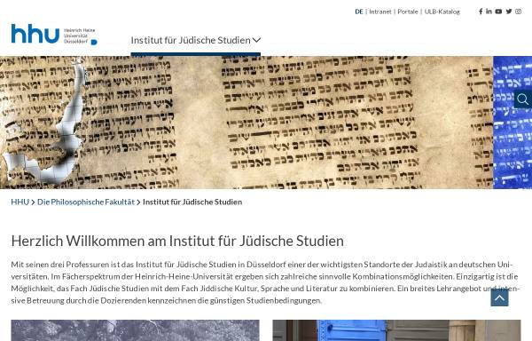 Jüdische Studien an der Universität Düsseldorf