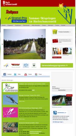 Vorschau der mobilen Webseite www.sommerskispringen-hinterzarten.de, Sommerskispringen Hinterzarten