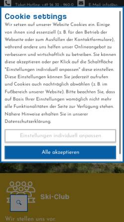 Vorschau der mobilen Webseite www.weltcup-willingen.de, Weltcup Willingen