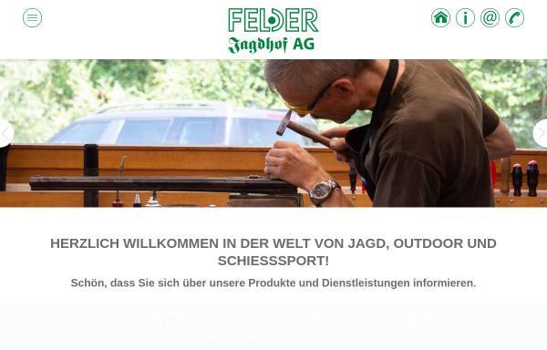 Vorschau von www.felder-jagdhof.ch, Felder Jagdhof