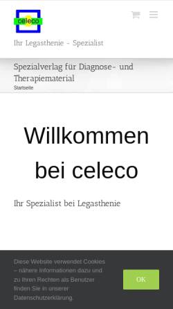Vorschau der mobilen Webseite www.celeco.de, Celeco