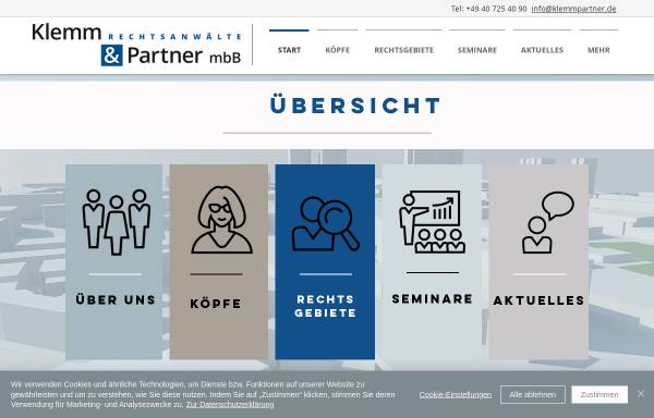 Vorschau von www.klemmpartner.de, Klemm und Partner