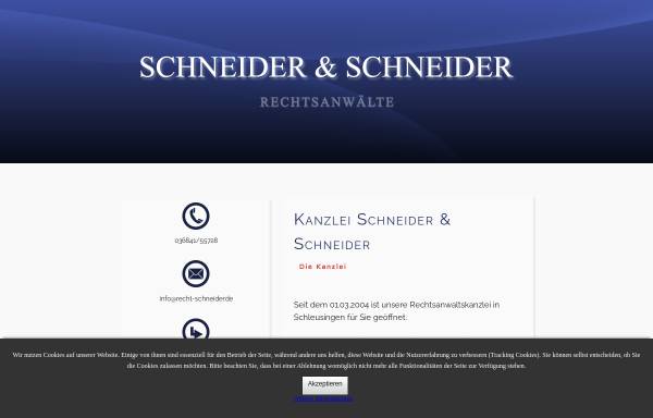 Vorschau von www.recht-schneider.de, Schneider & Schneider