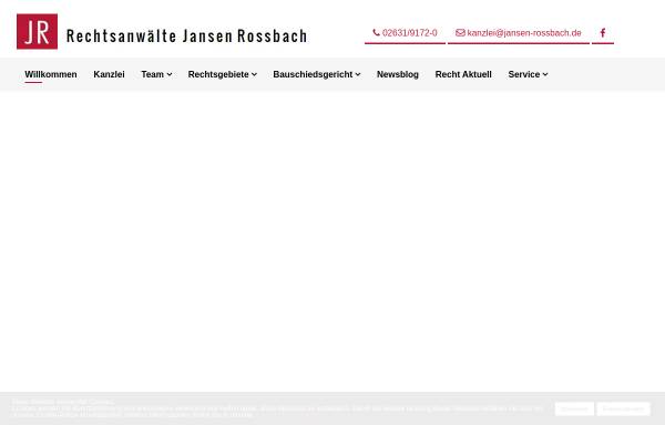 Vorschau von www.jansen-rossbach.de, Jansen - Rossbach - Schellewald