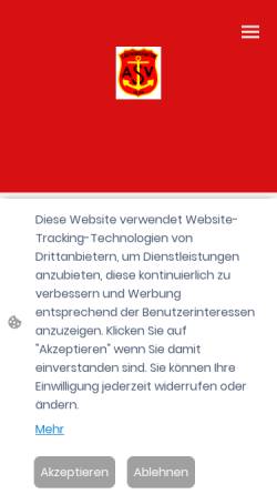 Vorschau der mobilen Webseite www.asv-lu.de, Allgemeiner Sportverein Ludwigshafen e.V.