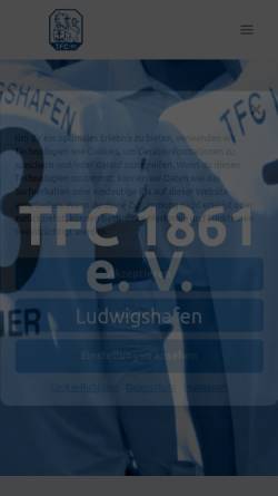 Vorschau der mobilen Webseite www.tfc-ludwigshafen.de, TFC - 1861 Ludwigshafen e. V.