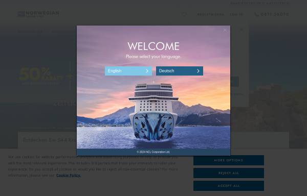Vorschau von www.ncl.de, Norwegian Cruise Line Ltd.