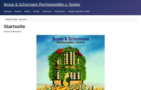 Vorschau von www.bosse-schormann.de, Bosse & Schormann