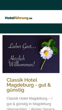 Vorschau der mobilen Webseite www.classik-hotel.de, Classic Hotel
