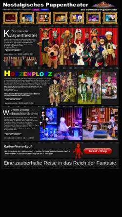 Vorschau der mobilen Webseite www.nostalgisches-puppentheater.de, Nostalgisches Puppentheater