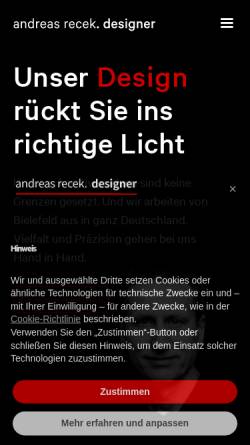 Vorschau der mobilen Webseite www.ardesign.de, Ardesign
