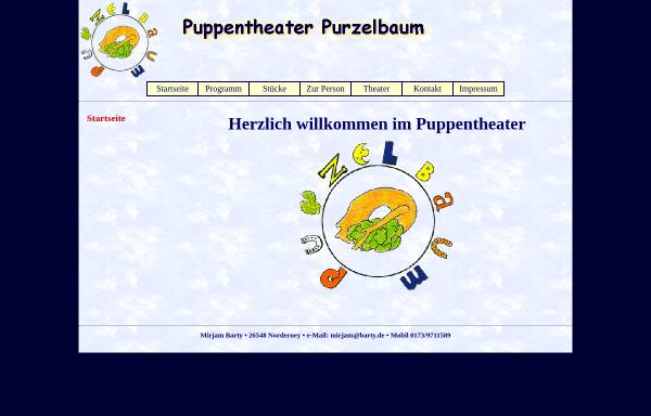 Vorschau von www.puppentheater-purzelbaum.de, Puppentheater Purzelbaum