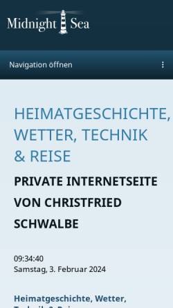Vorschau der mobilen Webseite www.ch-schwalbe.de, Schwalbe, Christfried