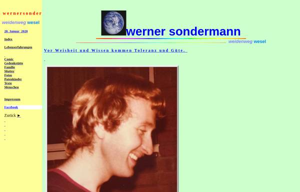 Vorschau von www.wernersondermann.de, Sondermann, Werner