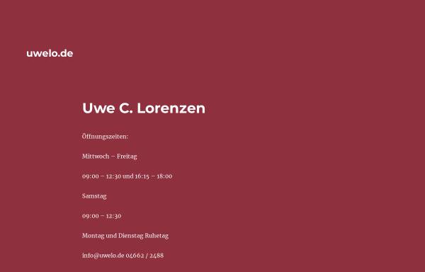 Vorschau von www.uwelo.de, Uwe C. Lorenzen - Feinkost