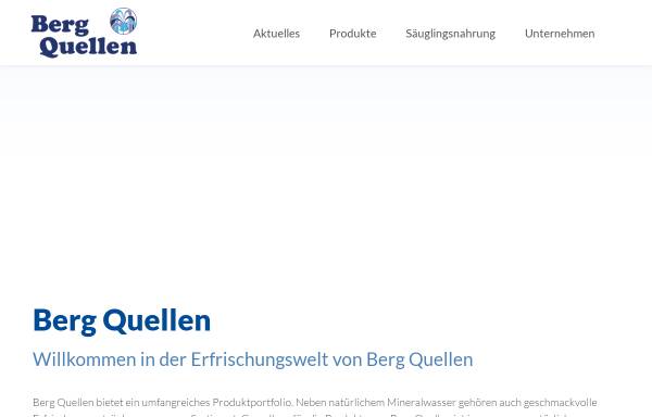 Vorschau von www.bergquelle.de, Berg Quelle - Klee und Jungbluth GmbH & Co KG