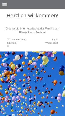 Vorschau der mobilen Webseite www.van-riswyck.de, Jambo Jamilah's