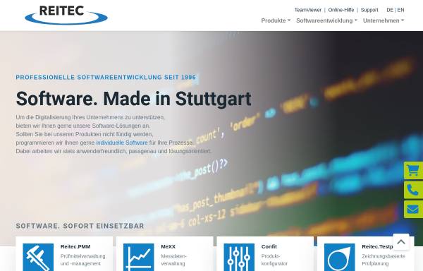 Vorschau von www.reitec.de, Reitec, Inh. Marc Reiter und Dipl.-Inf. Stephan Wannenwetsch
