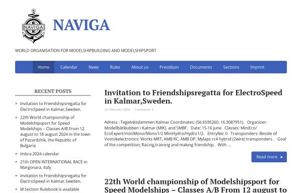 Vorschau von www.naviga.org, Naviga