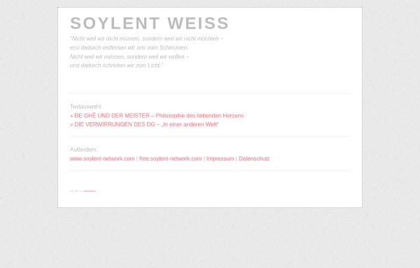 Vorschau von www.soylent-weiss.de, Soylent-Weiss