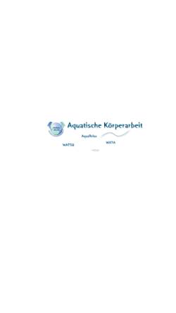 Vorschau der mobilen Webseite www.iaka-sachsen.de, Institut für Aquatische Körperarbeit