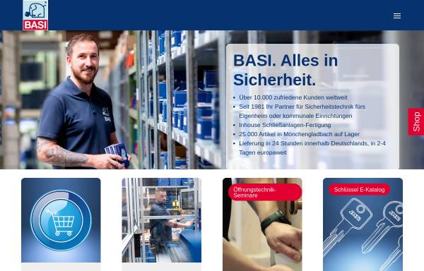 Vorschau von www.basi.eu, Basi GmbH