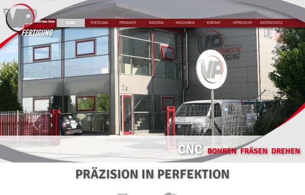 Vorschau von www.poertner.de, VP Mechanische Fertigung GmbH
