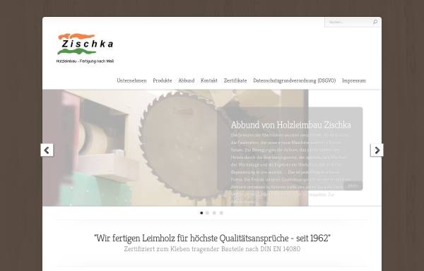 Vorschau von www.zischka-bb.de, Holzleimbau Zischka, Inh. Hans Zischka