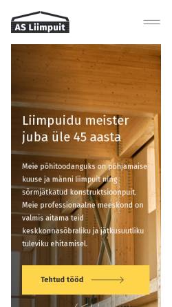 Vorschau der mobilen Webseite www.polvaliimpuit.ee, Liimpuit AG