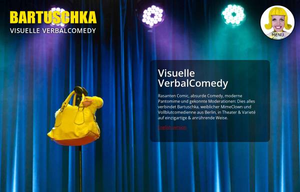 Vorschau von www.bartuschka-comedy.com, Bartuschka - Mime Comedy