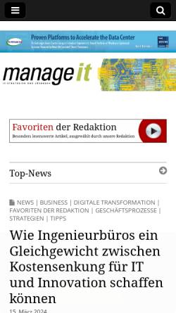 Vorschau der mobilen Webseite ap-verlag.de, manage it