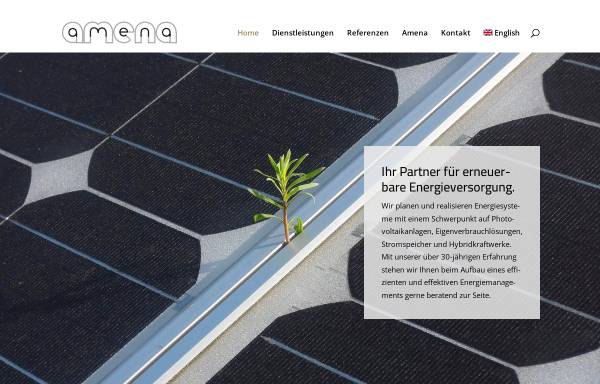 Vorschau von www.amena.ch, Amena - Angewandte Mess- und Energietechnik AG