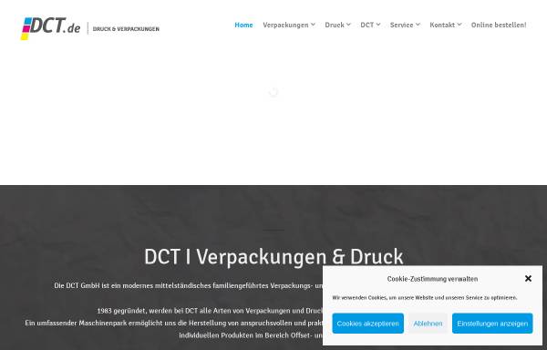 Vorschau von www.dct.de, DCT Grafische Betriebe GmbH