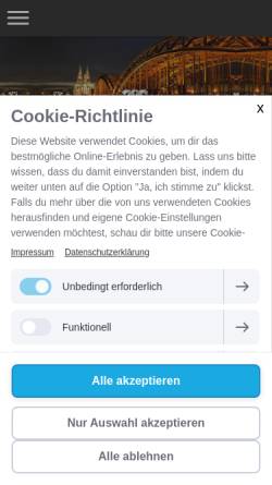 Vorschau der mobilen Webseite www.facekoeln.de, FaCe Köln Meisenberg OHG