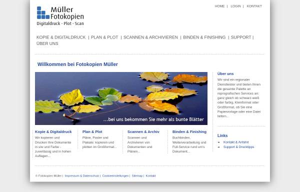 Vorschau von www.kopien-mueller.de, Fotokopien Müller